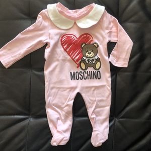Moschino baby girl bodysuit 0-3 months